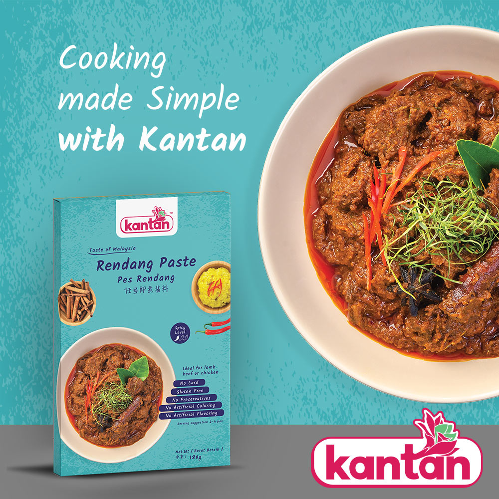 Rendang Paste 任当即煮酱料 180g | Kantan Food